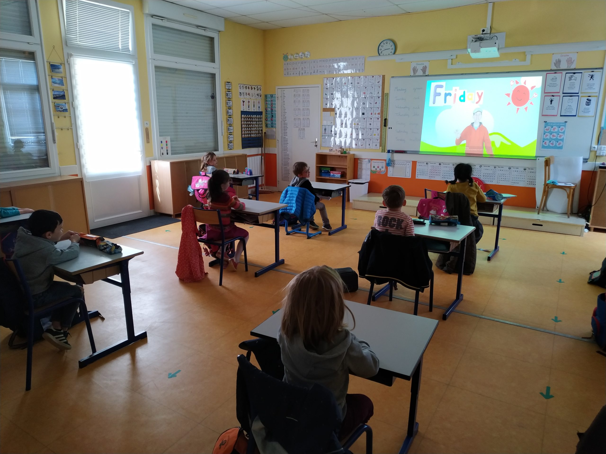 Les Jours De La Semaine En Anglais Chez Les Cp Ecole Privee Saint Melaine