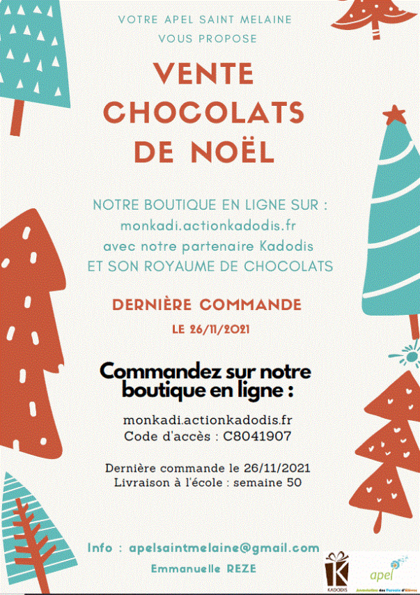 Chocolat de Noël en ligne